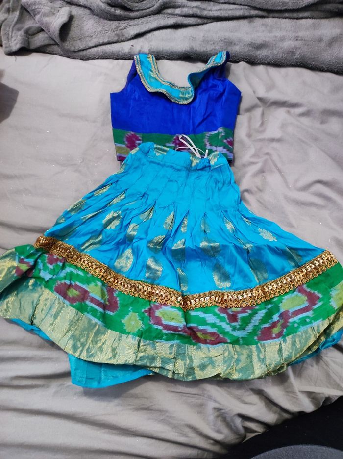 Tenue de cérémonie indienne fille 9-12 mois