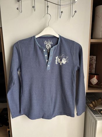 Haut manche longue garçon rayure avec lion taille 12 ans
