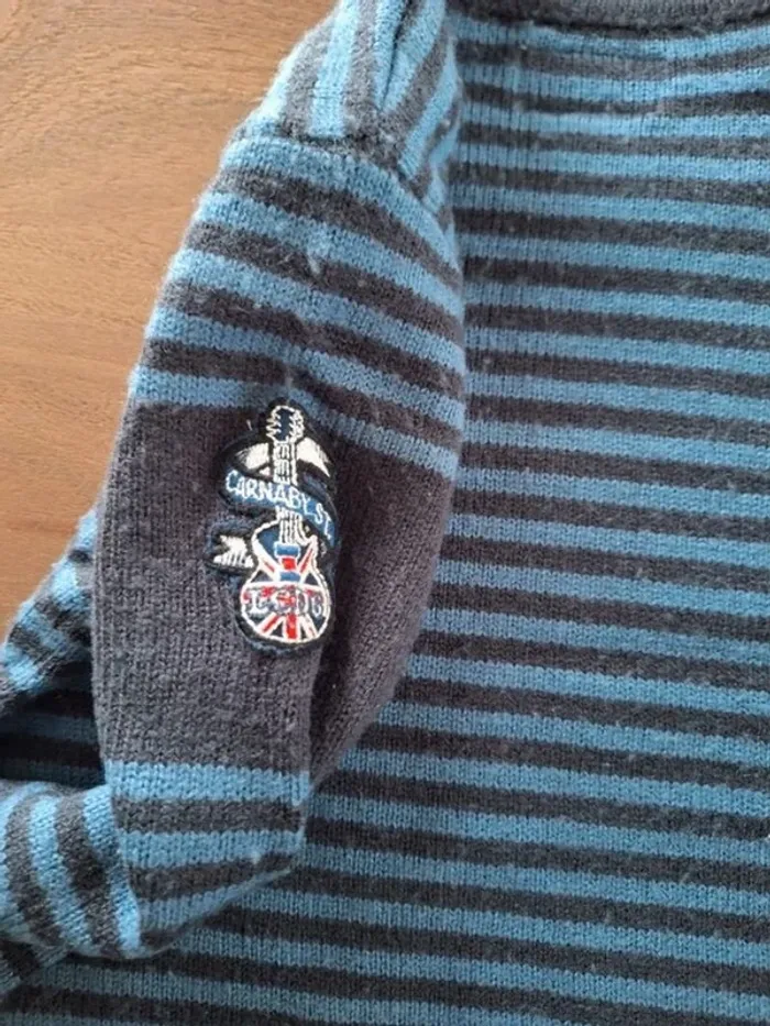 Pull bleu garçon La compagnie des petits 3 ans - photo numéro 4