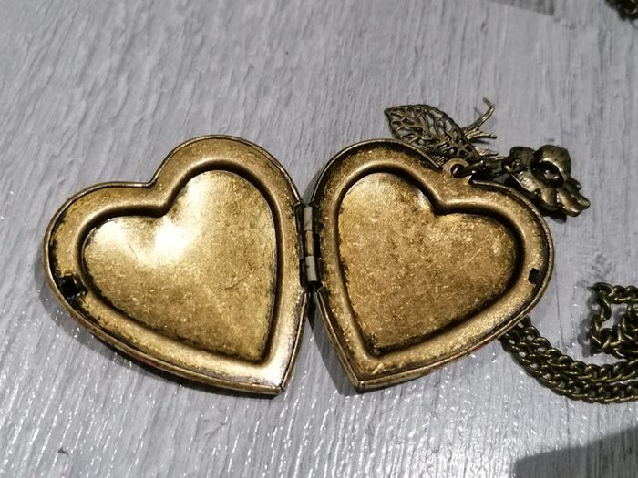 Collier sautoir cœur vintage 📿 - photo numéro 16