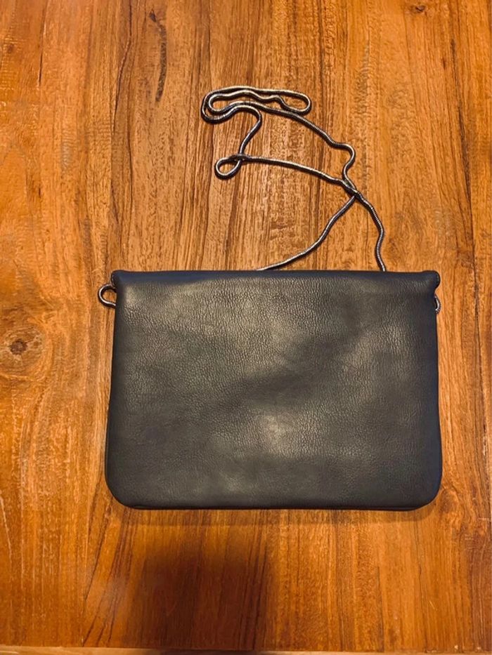 Sac pochette main ou épaule ONLY gris - photo numéro 2