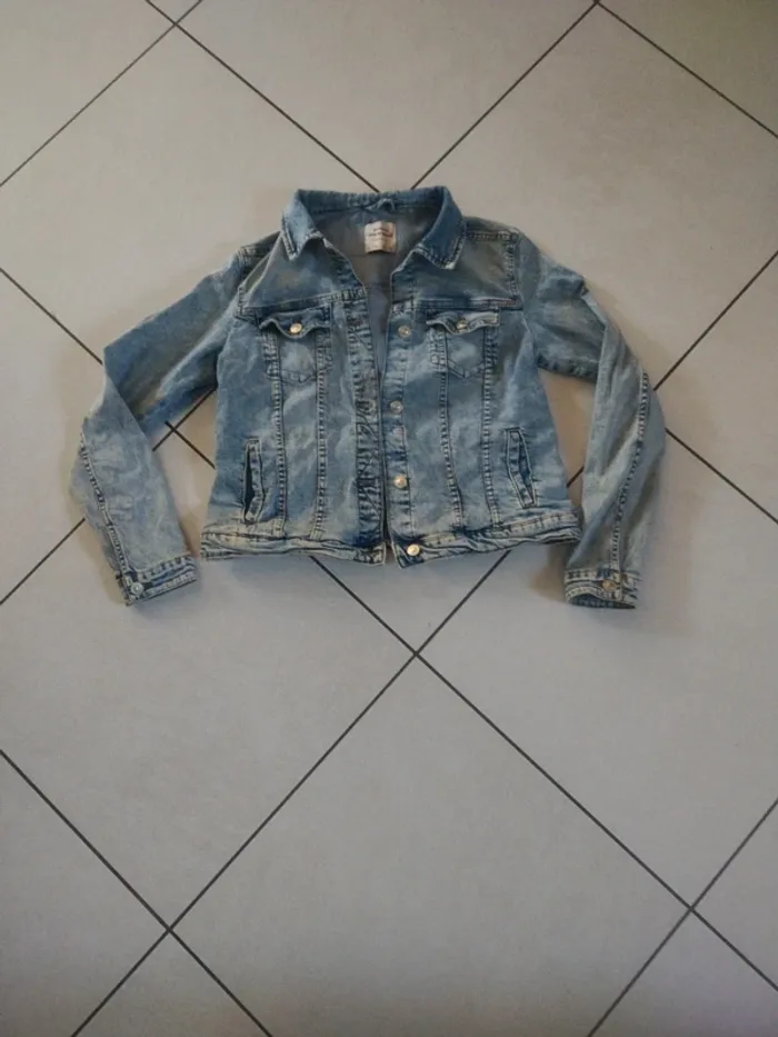 Veste en jeans Stradivarius taille M