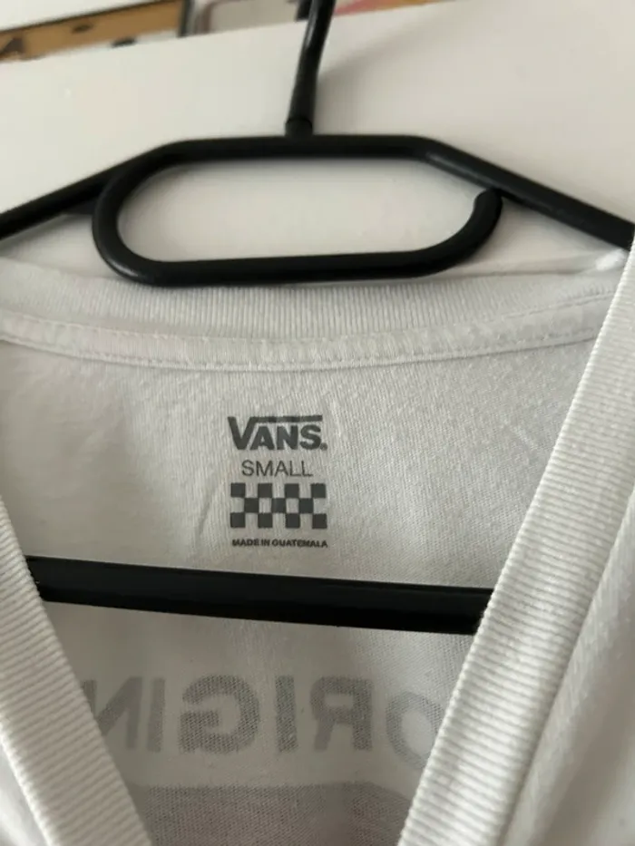 T-shirt blanc vans - photo numéro 5