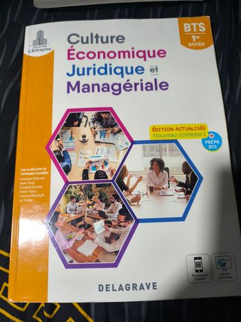 Culture économique juridique et managériale BTS 1Re année