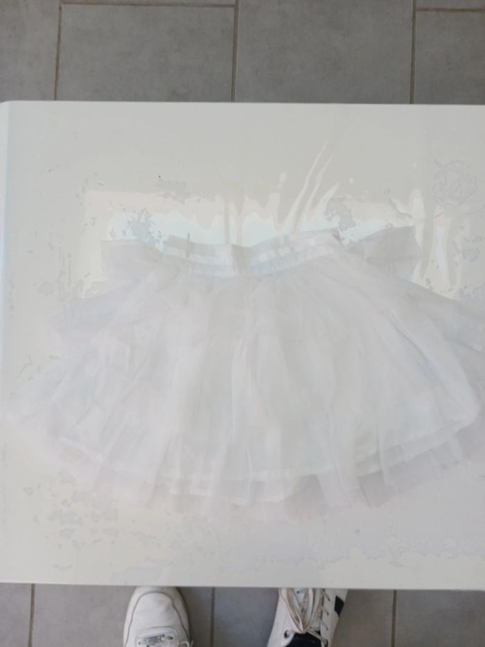 Jupe en tulle blanc 3 ans Vertbaudet - photo numéro 2