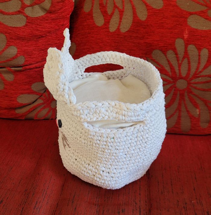 Panier crochet chat - photo numéro 3