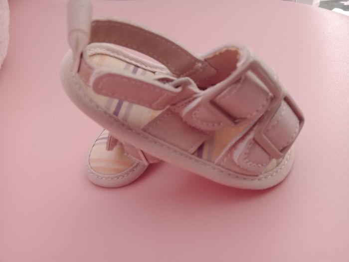 SANDALES COULEUR VIEUX ROSE - photo numéro 2
