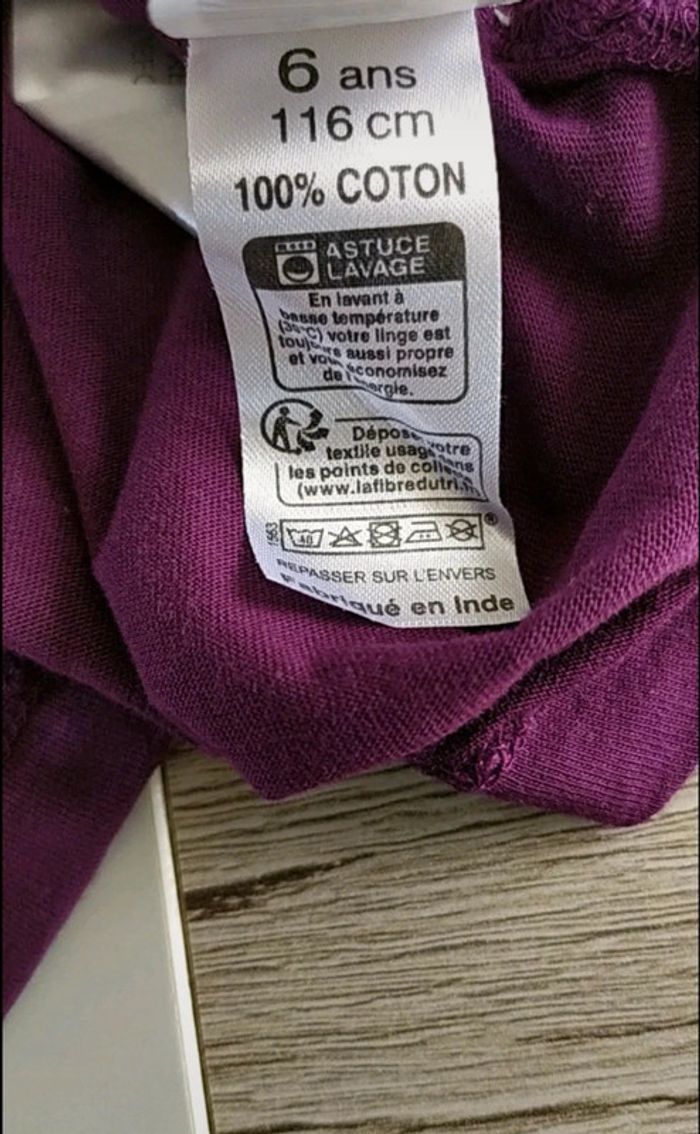 T shirt ML 6ans - photo numéro 2