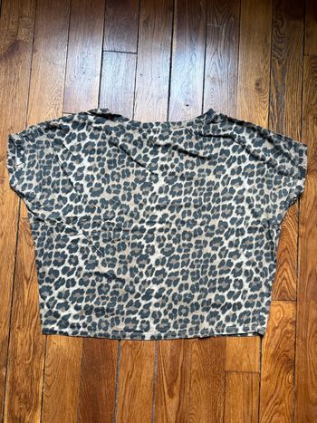 T-shirt imprimé léopard