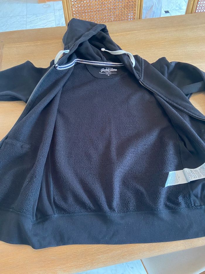 Sweat à capuche noir Jack & Jones taille S - photo numéro 11