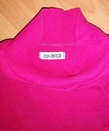 Sous pull rose Okaidi 3 ans