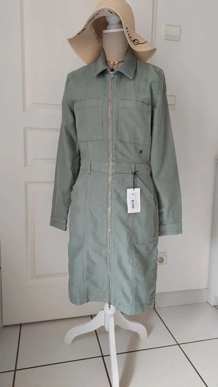 Robe combinaison zippée vert clair Leon & Harper taille M - photo numéro 14