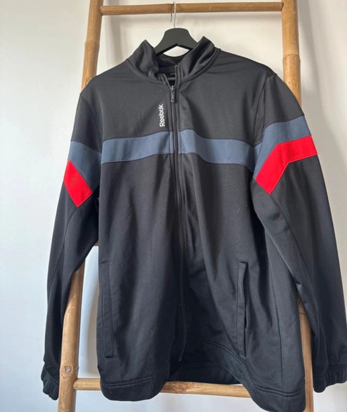 Veste de survêtement Reebok noire