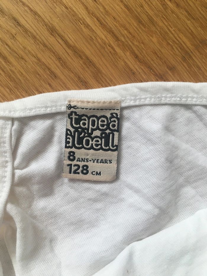 Débardeur blanc 8 ans - photo numéro 3