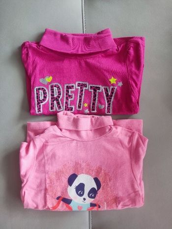 Lot 2 sous pulls col roulé