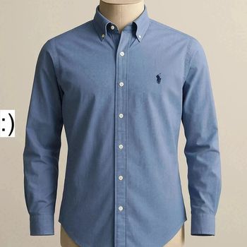 Chemise Ralph Lauren bleue - 100% coton stretch - Taille XL