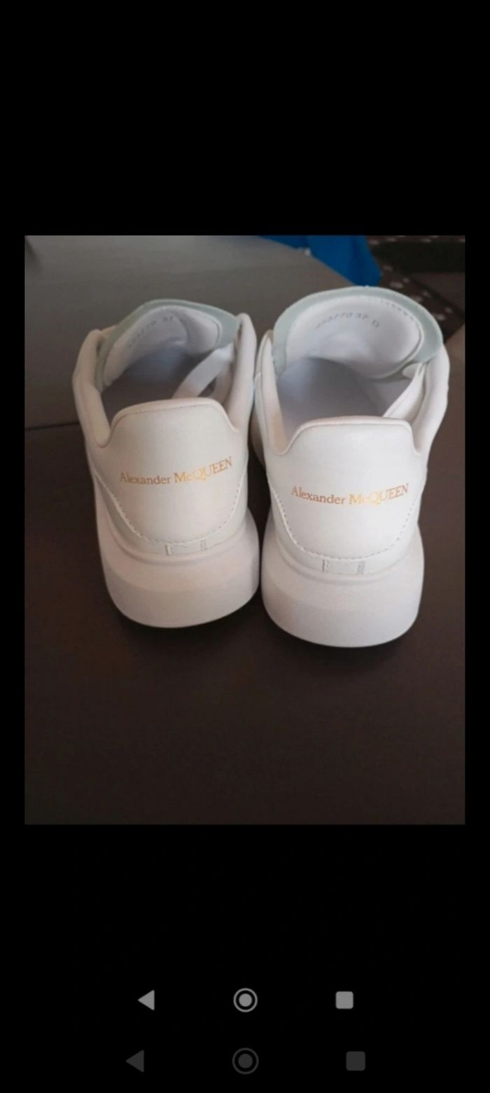 Basket Alexander McQueen blanche taille 37 - photo numéro 3