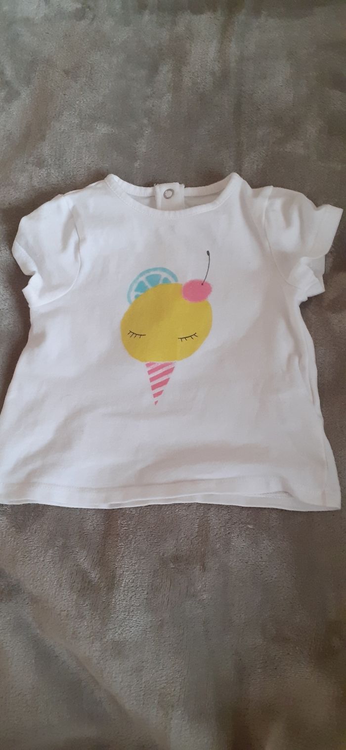 Tee-shirt fille 6 mois