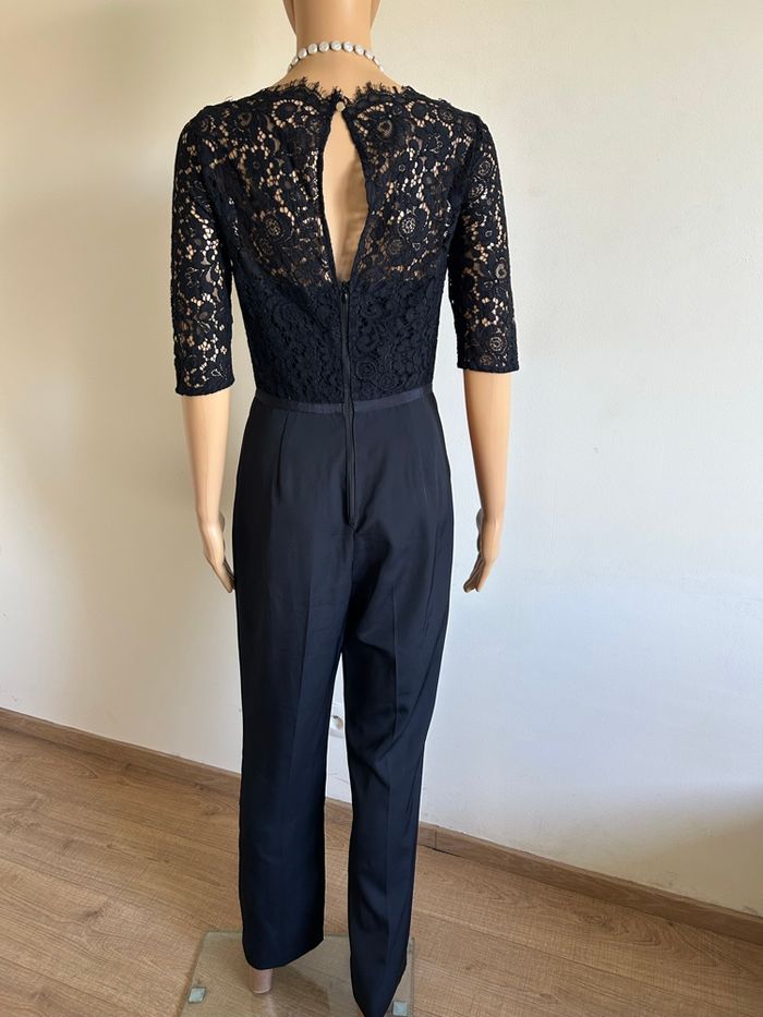 Combinaison bleue marine avec dentelle Morgan taille 34 TBE - photo numéro 5
