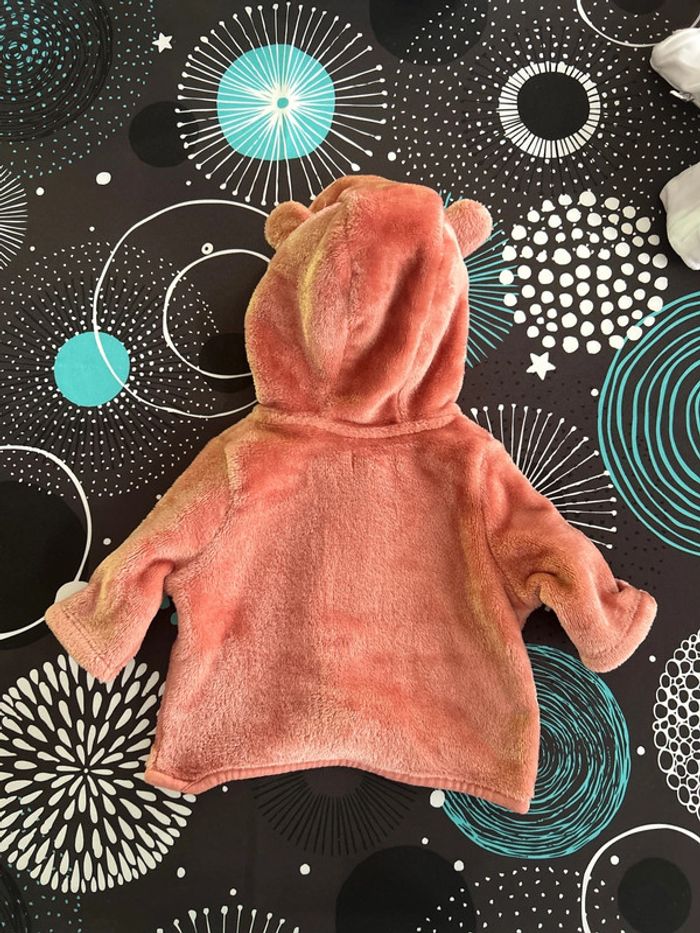 Veste capuche saumon - photo numéro 2