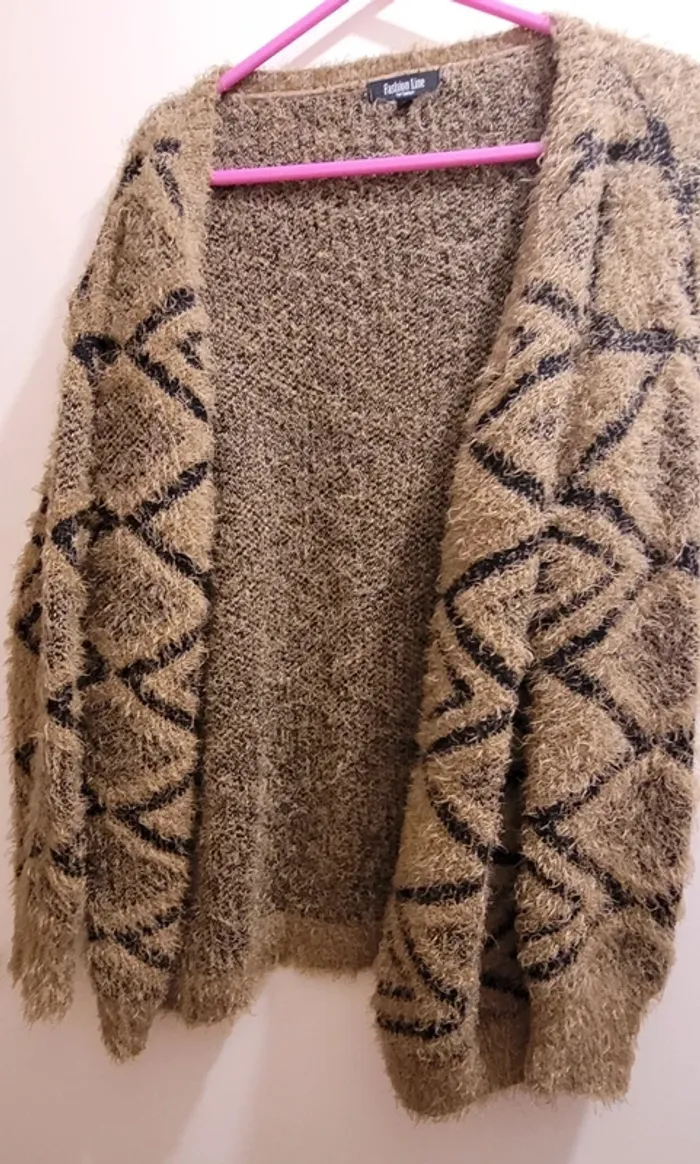Gilet doux sans fermeture