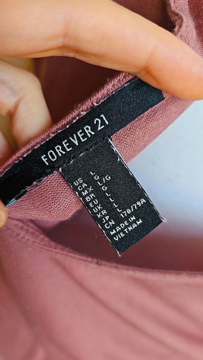 Combinaison 40 pantalon vieux rose dos ouvert - photo numéro 3