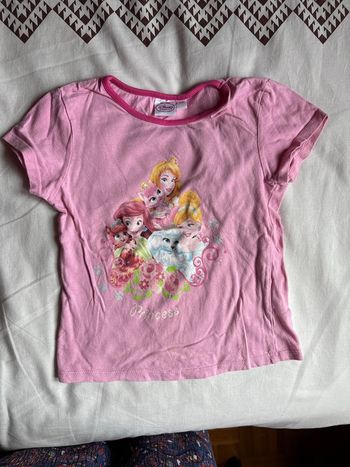 T-shirt fille, Disney, princesse