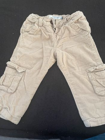 Pantalon garçon beige bout’chou 12 mois