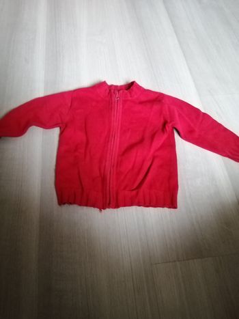 Gilet rouge 12 mois