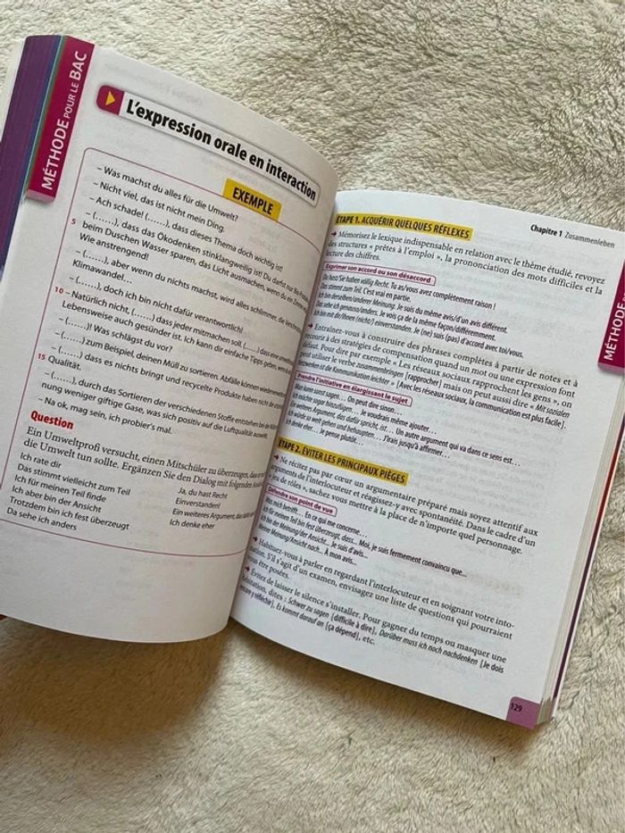 Livre manuel scolaire ABC du BAC allemand (grammaire, conjugaison) - photo numéro 5