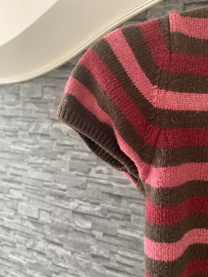 Très beau pull manches courtes Sergent Major – Fille 10 ans - photo numéro 5