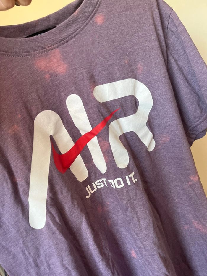T-shirt Nike, violet, taille S - photo numéro 3