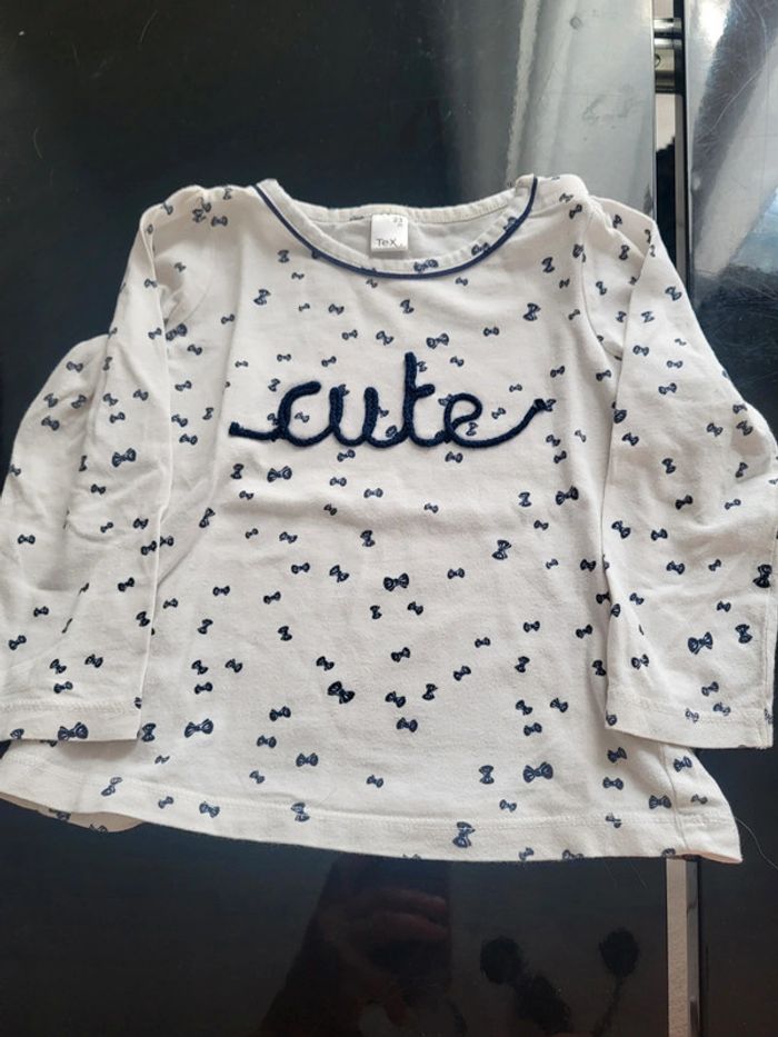 Haut blanc tex 24 mois