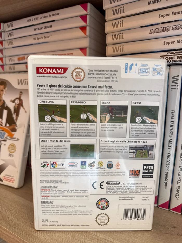 Pes 2008 jeu wii pro evolution soccer - photo numéro 3