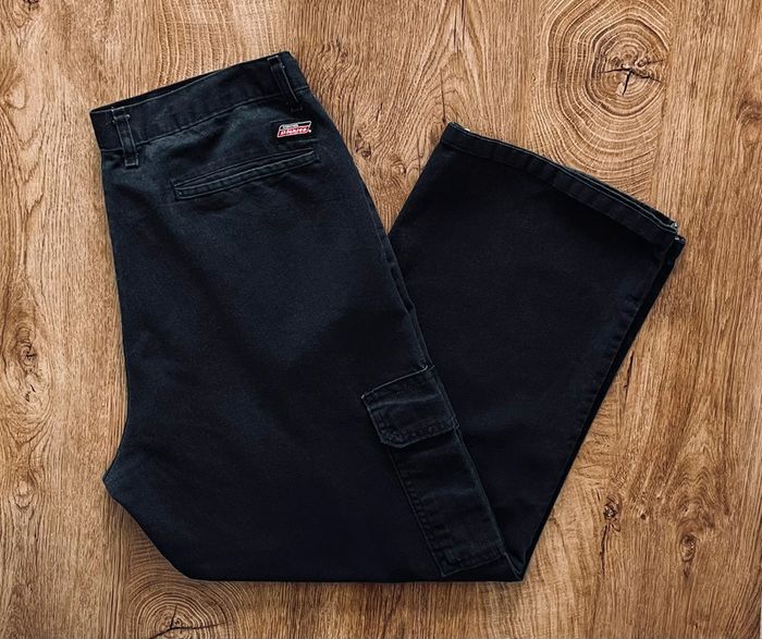 Pantalon cargo large/baggy noir Dickies Genuine pour homme, taille W 36 (46 taille française) - photo numéro 2