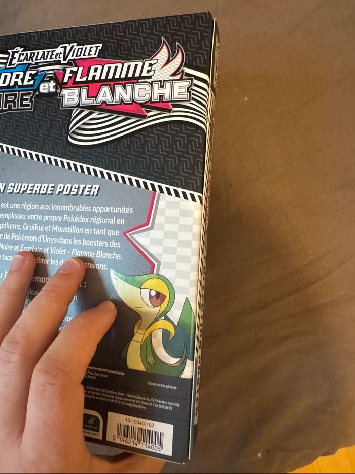 Pokémon Coffret Poster EV10.5 foudre noire flamme blanche - photo numéro 5
