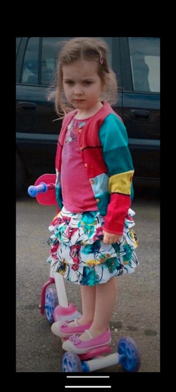 Ensemble tenue catimini jupe gilet tee shirt