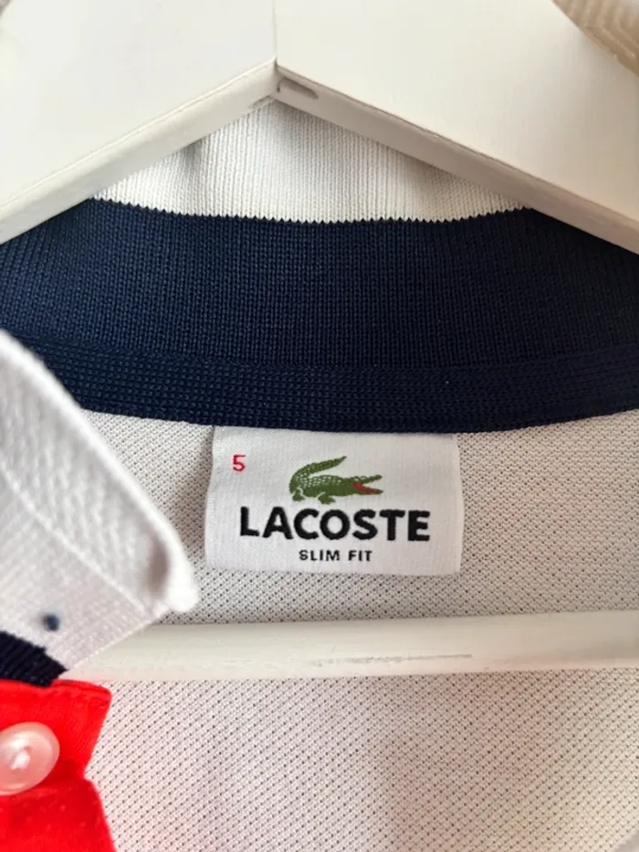 Polo Lacoste blanc - photo numéro 3