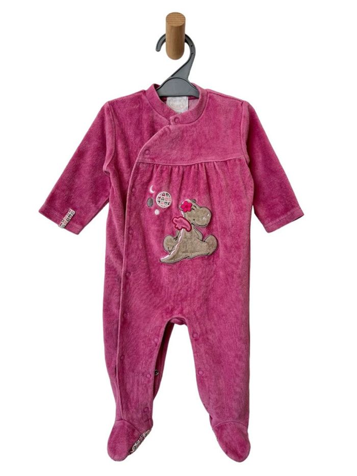 Pyjama velours rose - Noukie's 6 mois (68cm)