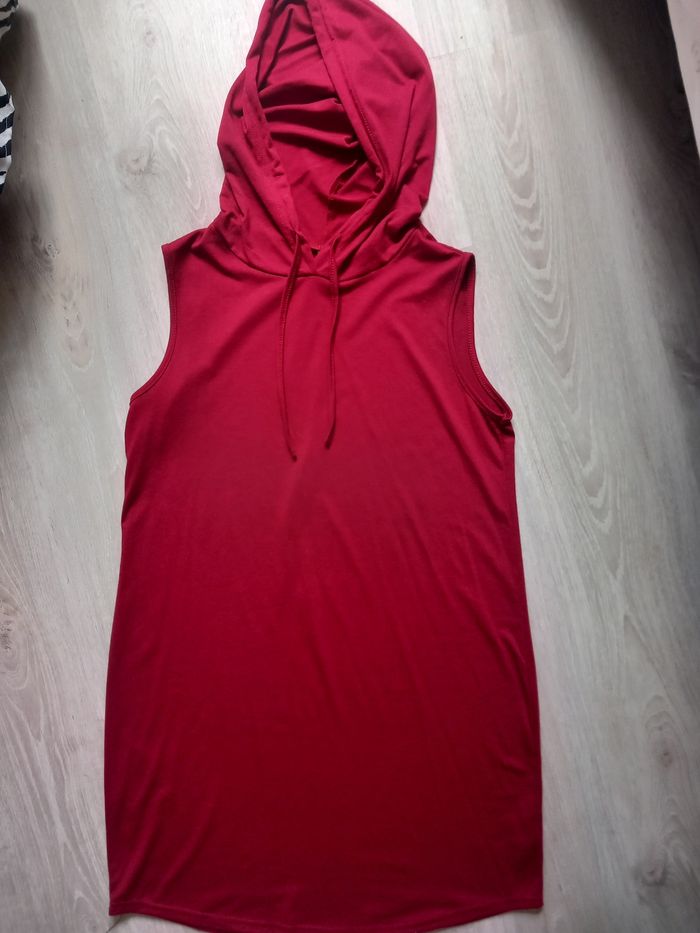Robe à capuche bordeaux T.M Shein