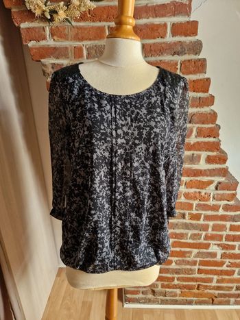 Blouse manche 3/4 noire Armand Thiery 42