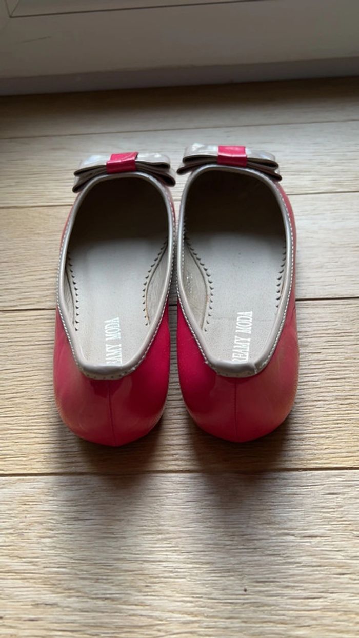 Vends ballerine rose vernis 38 cremy moda très bon état - photo numéro 3