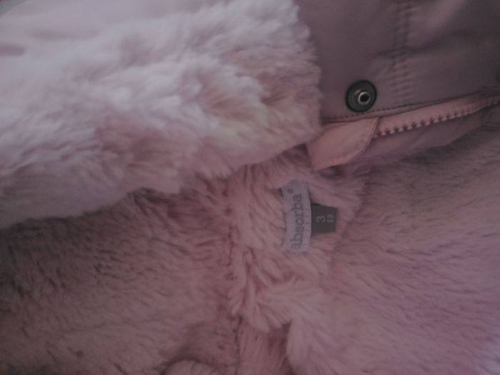 Doudoune rose avec moufles - photo numéro 2