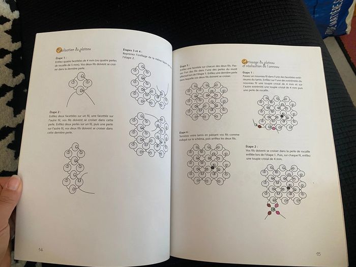 Livre bijoux avec Alice perles de cristal - photo numéro 4