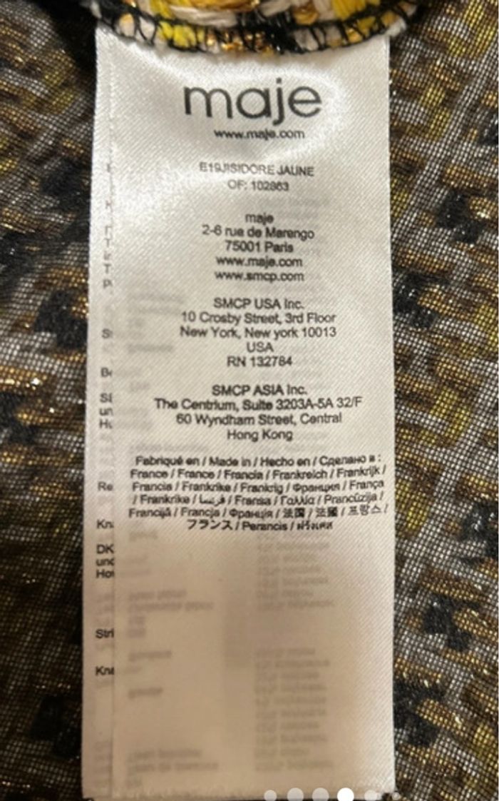 Jupe maje jaune - photo numéro 2