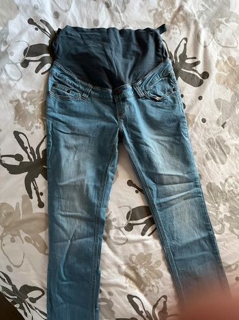 Jean femme de grossesse taille 40 la redoute maternité enceinte