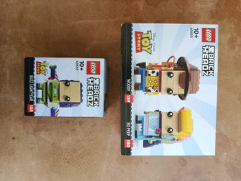 Lego Brickeadz Disney Toy Story - 40552 - 40553 - Buzz l'Éclair, Woody et la Bergère 
