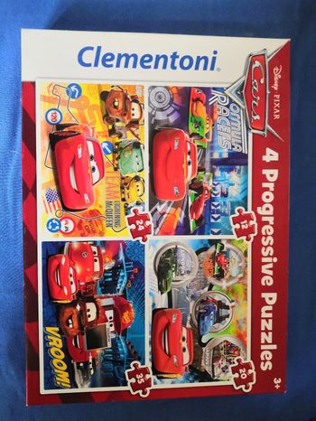 4 puzzles Cars clementoni