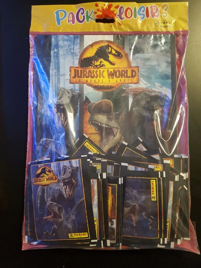 Panini jurassic world le monde d'après dominion pack loisirs new sealed