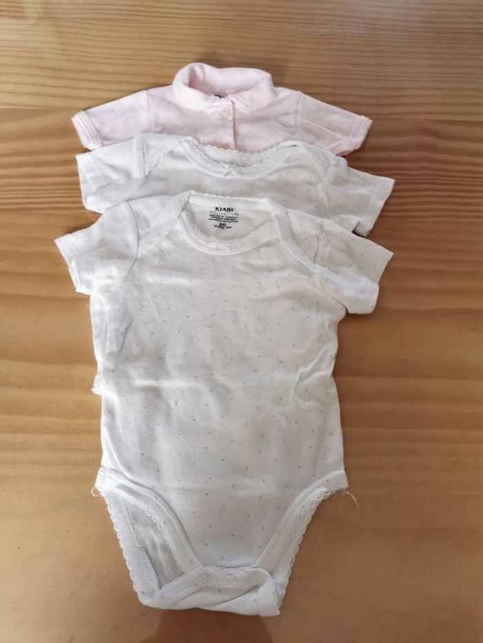 Lot de body manche courtes